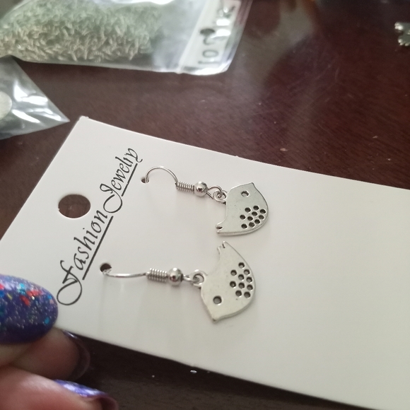 dangle Bird "Chirp" earrings - Picture 2 of 2